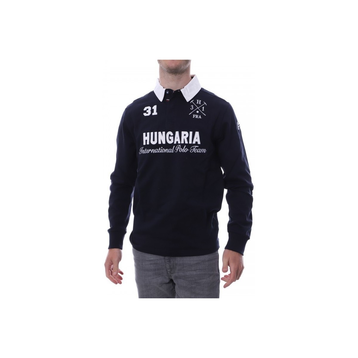 Abbigliamento Uomo T-shirt & Polo Hungaria H-16TLMOLORE Blu