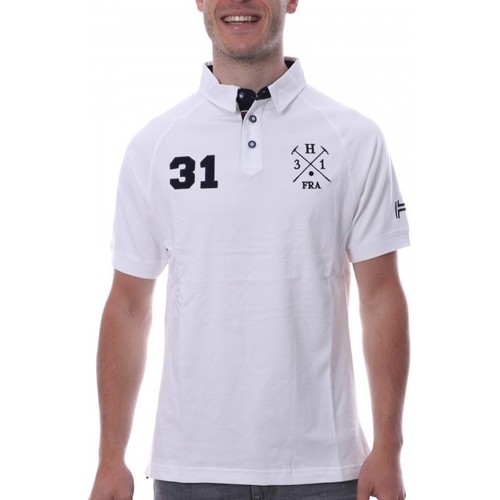 Abbigliamento Uomo T-shirt & Polo Hungaria H-16TLMODORE Bianco