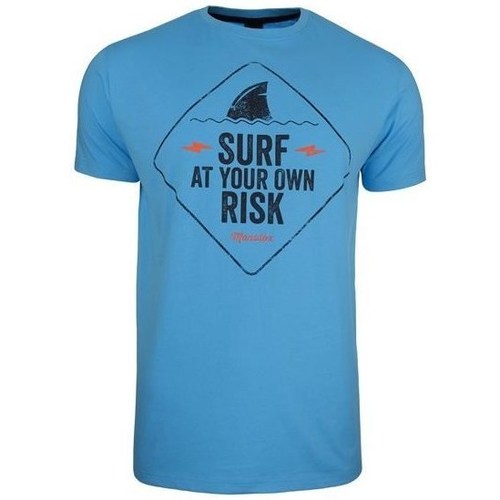 Abbigliamento Uomo T-shirt maniche corte Monotox Surf Risk Blu