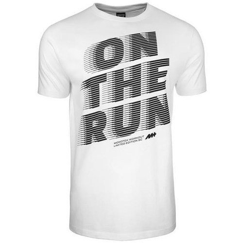 Abbigliamento Uomo T-shirt maniche corte Monotox ON The Run Grigio, Bianco