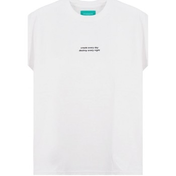 Abbigliamento Uomo T-shirt & Polo Backsideclub T-Shirt Create Bianco  BSCTH 132 CREATE W Bianco