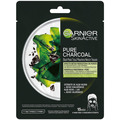 Maschere & scrub Garnier  Pure Charcoal Black Mask Tissu Detox Effect 28 Gr