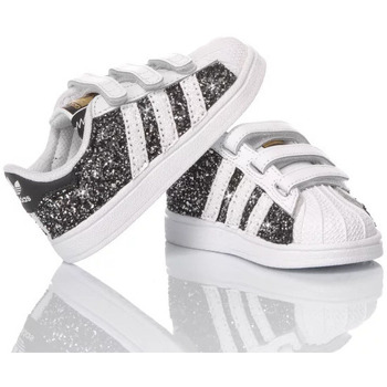 adidas Originals Superstar Baby Glitter Black 