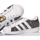 Scarpe Unisex bambino Sneakers adidas Originals Superstar Junior Glitter Black 