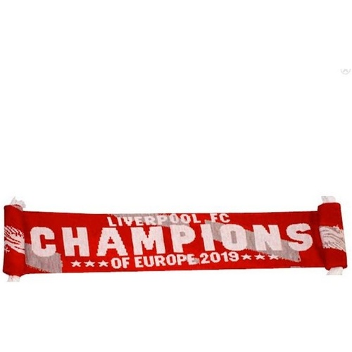 Accessori Sciarpe Liverpool Fc Champions Of Europe Rosso