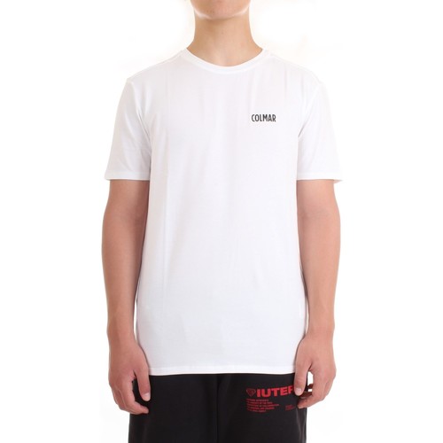 Abbigliamento Uomo T-shirt maniche corte Colmar 7507 T-Shirt Uomo Bianco Bianco