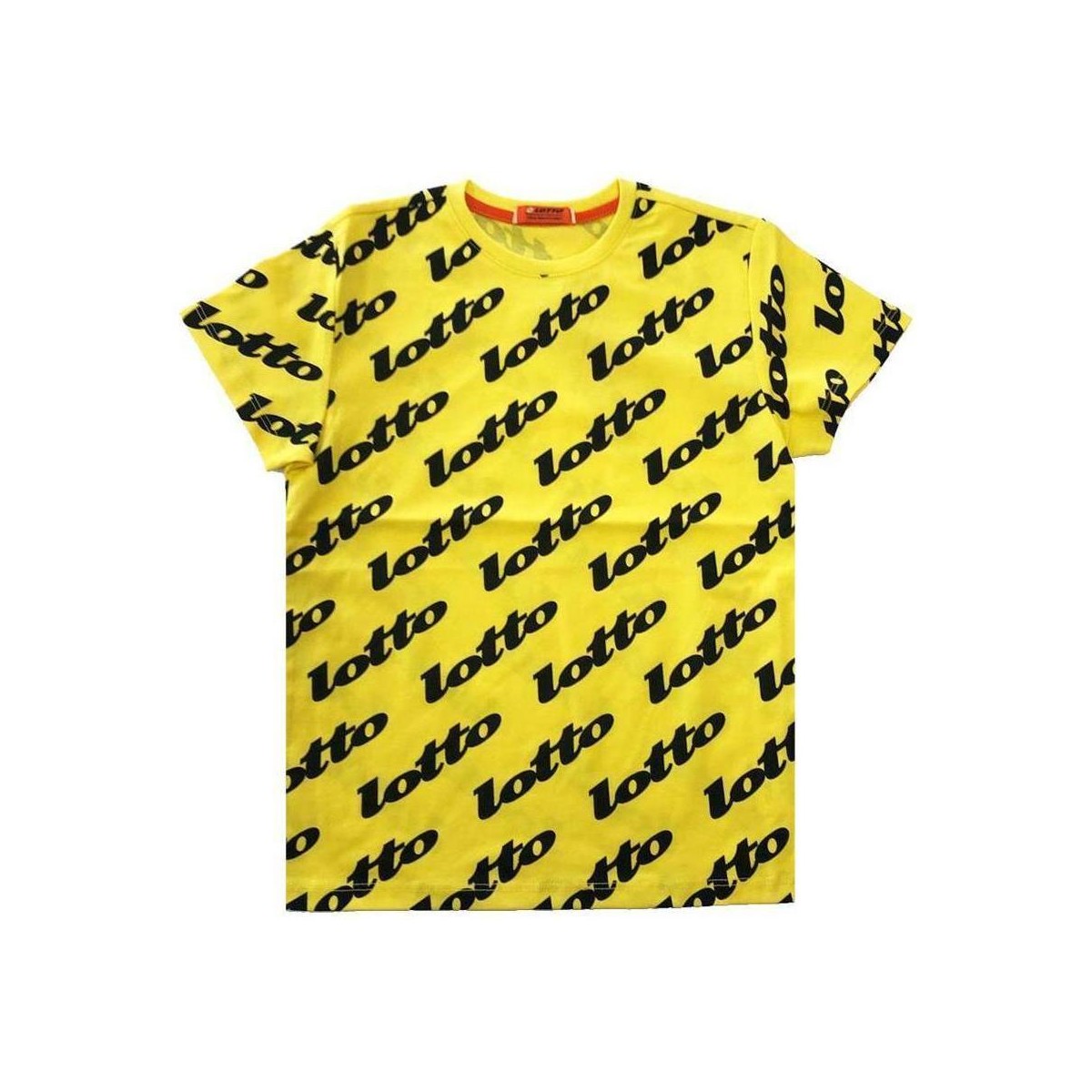 Abbigliamento Bambino T-shirt & Polo Lotto ./NERO Giallo