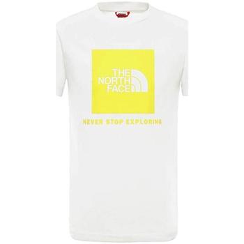 Abbigliamento Bambino T-shirt & Polo The North Face . BIANCA/GIALLO Bianco