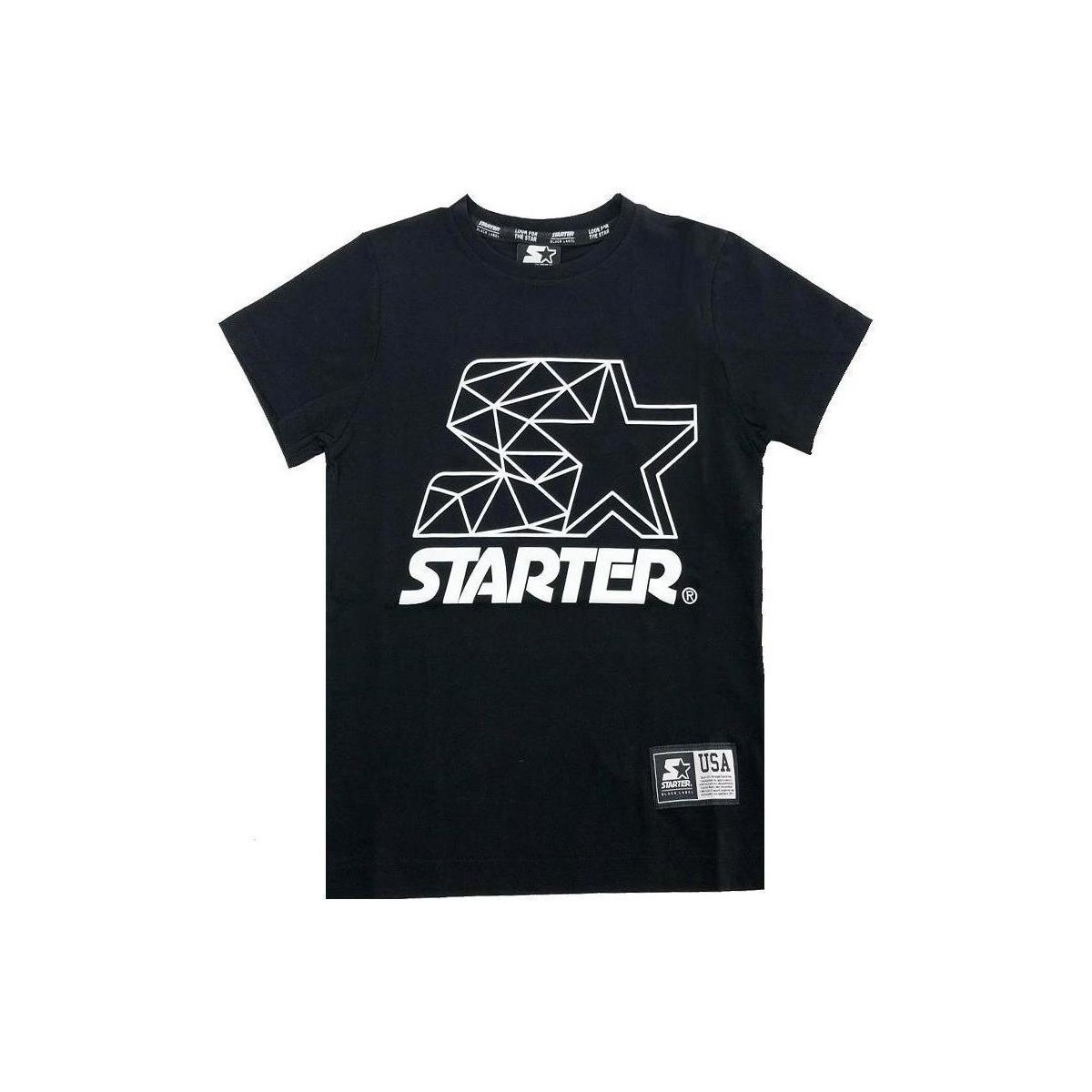 Abbigliamento Bambino T-shirt & Polo Starter . Nero