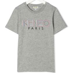 Abbigliamento Bambino T-shirt maniche corte Kenzo KQ10628 Grigio