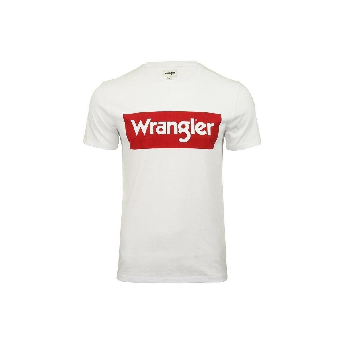Abbigliamento Uomo T-shirt & Polo Wrangler ./ROSSO Bianco
