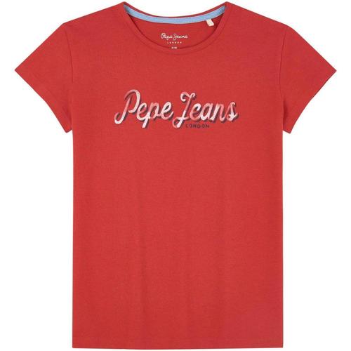 Abbigliamento Bambino T-shirt & Polo Pepe jeans PG502379 Rosso