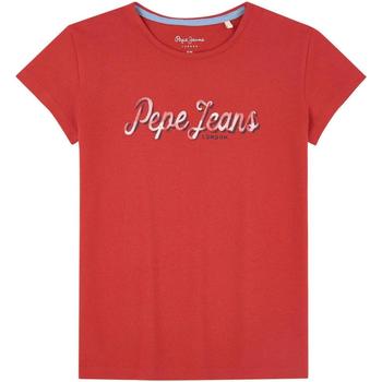 Abbigliamento Bambino T-shirt & Polo Pepe jeans PG5023791 Rosso