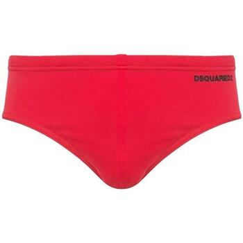 Costume Bermuda Da Spiaggia Slip Mare./Nero da Uomo di DSquared² in Rosso Uomo Abbigliamento da Intimo da Mutande boxer 