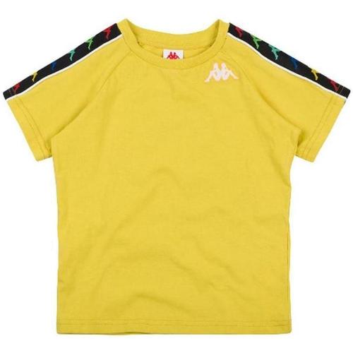 Abbigliamento Bambina T-shirt & Polo Kappa ./BIANCO Giallo
