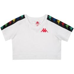 Abbigliamento Bambina T-shirt & Polo Kappa ./ROSSO Bianco