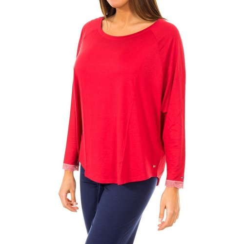 Abbigliamento Donna T-shirts a maniche lunghe Tommy Hilfiger 1487903370-642 Rosso