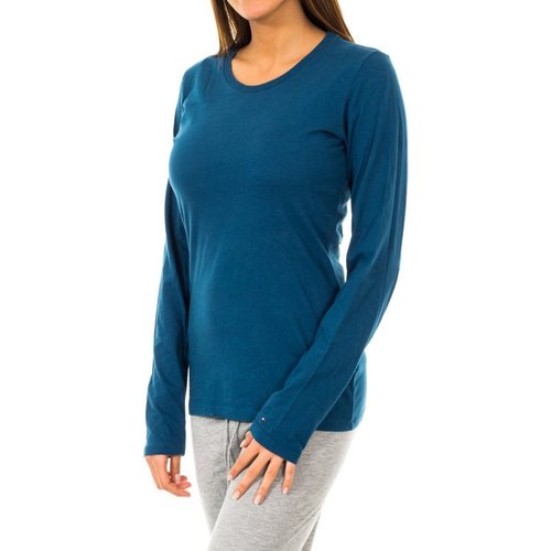 Abbigliamento Donna T-shirts a maniche lunghe Tommy Hilfiger 1487903735-445 Blu