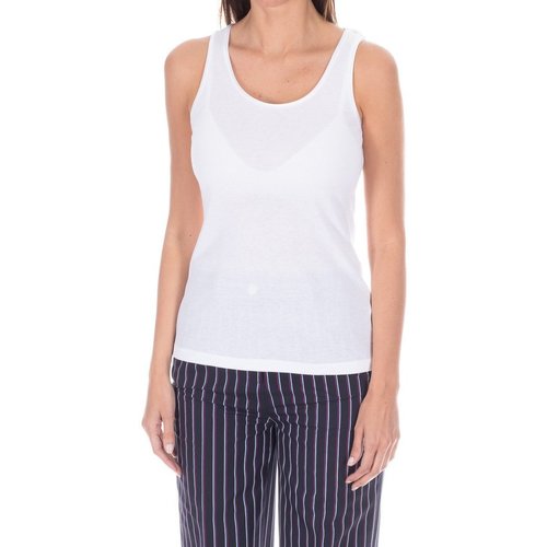 Abbigliamento Donna Top / T-shirt senza maniche Tommy Hilfiger 1487904680-100 Bianco