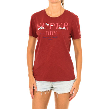 Abbigliamento Donna T-shirts a maniche lunghe Superdry W1010062A-N1N Rosso