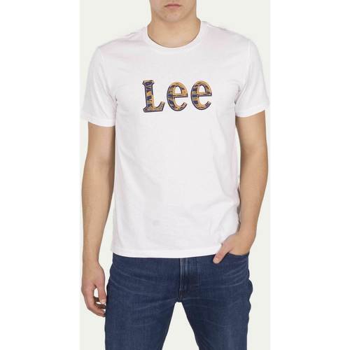 Abbigliamento Uomo T-shirt maniche corte Lee T-shirt  Camo Package Bright White Bianco
