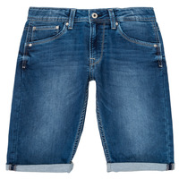 Abbigliamento Bambino Shorts / Bermuda Pepe jeans CASHED SHORT Blu