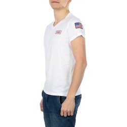 Abbigliamento Uomo T-shirt & Polo Nasa BASIC FLAG V NECK Bianco