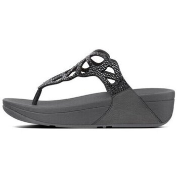 Scarpe Donna Infradito FitFlop BUMBLE CRYSTAL TOE POST PEWTER es Nero