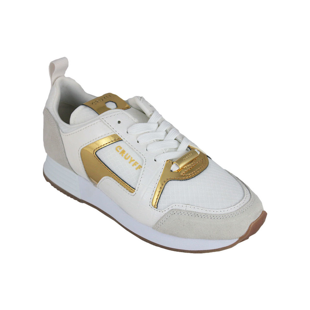 Scarpe Donna Sneakers Cruyff Lusso CC5041201 310 White/Gold Bianco