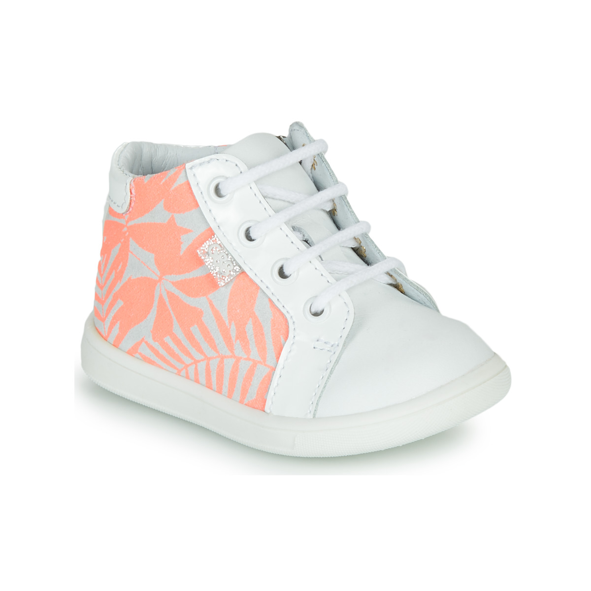 Scarpe Bambina Sneakers alte GBB FAMIA Bianco / Rosa