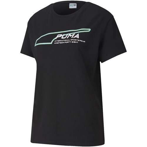 Abbigliamento Donna T-shirt maniche corte Puma 597259 Nero
