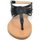 Scarpe Donna Sandali Malu Shoes Sandalo basso positano nero donna infradito con fascette larghe Nero