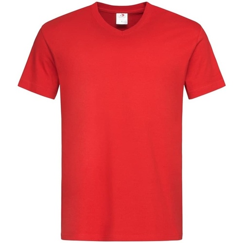 Abbigliamento Uomo T-shirts a maniche lunghe Stedman AB276 Rosso