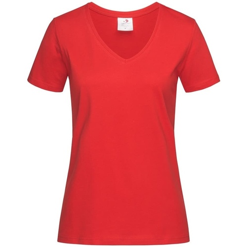 Abbigliamento Donna T-shirts a maniche lunghe Stedman AB279 Rosso