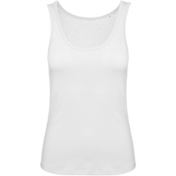Abbigliamento Donna Top / T-shirt senza maniche B And C TW073 Bianco
