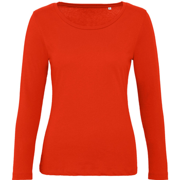 Abbigliamento Donna T-shirts a maniche lunghe B And C TW071 Rosso