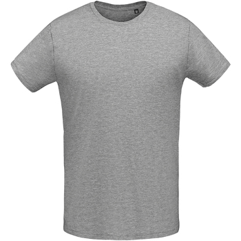 Abbigliamento Uomo T-shirts a maniche lunghe Sols Martin Grigio