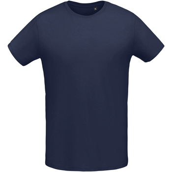 Abbigliamento Uomo T-shirts a maniche lunghe Sols 02855 Blu
