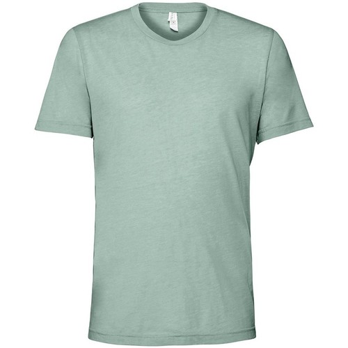 Abbigliamento T-shirts a maniche lunghe Bella + Canvas Tri-Blend Blu