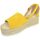Scarpe Donna Tronchetti Malu Shoes Espadrillas donna spuntate in camoscio giallo morbide comode co Giallo