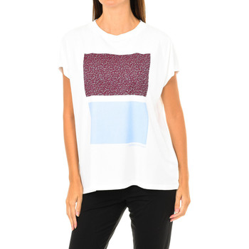 Abbigliamento Donna T-shirts a maniche lunghe Calvin Klein Jeans J20J208605-901 Bianco