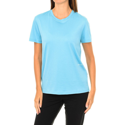 Abbigliamento Donna T-shirts a maniche lunghe Calvin Klein Jeans K20K200193-409 Blu