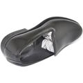 Image of Scarpe Malu Shoes Mocassini uomo slip on classico vera pelle lucida nero striatur