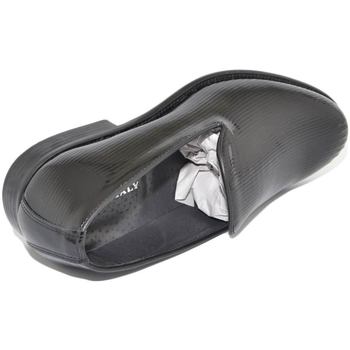 Image of Scarpe Malu Shoes Scarpe Mocassini uomo slip on classico vera pelle lucida nero striatur