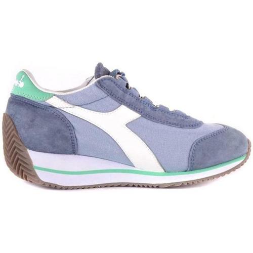 Scarpe Bambina Sneakers Diadora SCARPA. DENIM/VERDE Blu