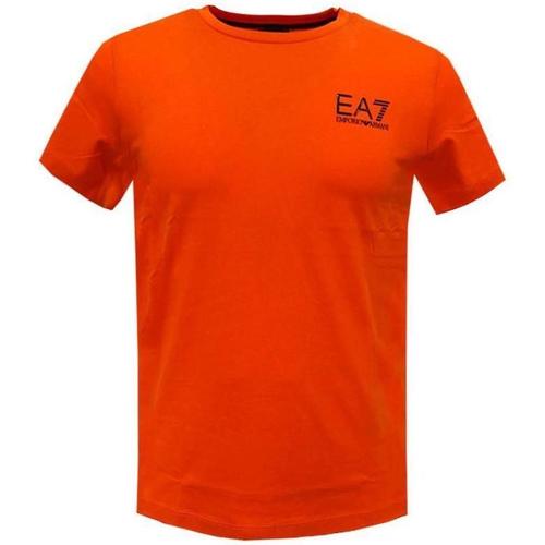 Abbigliamento Bambino T-shirt & Polo Emporio Armani EA7 . Arancio