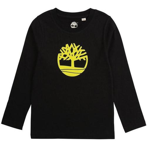 Abbigliamento Bambino T-shirt & Polo Timberland . Nero