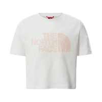 Abbigliamento Bambina T-shirt maniche corte The North Face EASY CROPPED TEE Bianco