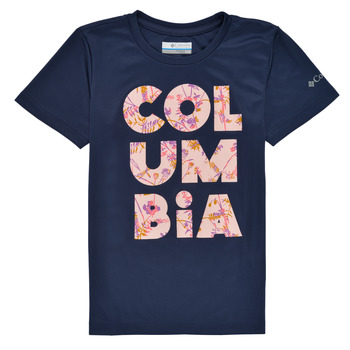 Abbigliamento Bambina T-shirt maniche corte Columbia PETIT POND GRAPHIC Marine