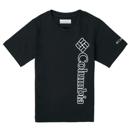 Abbigliamento Bambino T-shirt maniche corte Columbia HAPPY HILLS GRAPHIC Nero
